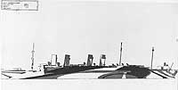 Photo # NH 57743:  Camouflage design sheet for USS Agamemnon, circa 1918