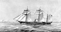 Photo # 57836:  CSS Alabama, wash drawing by Clary Ray