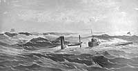 Photo # NH 60256:  USS Manhattan.  1860s lithograph