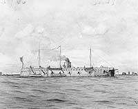 Photo # NH 60273:  USS New Ironsides.  Artwork by R.G. Skerrett