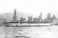 Photo # NH 60645:  USS Maui off New York City, January 1919
