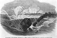 Photo # NH 61473:  Sinking of USS Tecumseh, 5 August 1864