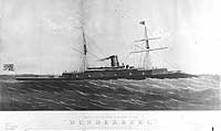 Photo # NH 61871:  U.S. ironclad ram Dunderberg.  Lithograph published circa 1865