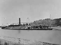 Photo # NH 61902: USS Atlanta, formerly CSS Atlanta, on the James River, Virginia, circa 1864-65