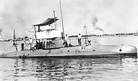 Photo # NH 63093:  USS B-2 off the Cavite Navy Yard, circa 1913-1917