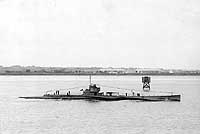 Photo # NH 63106:  USS S-3 underway, circa the 1920s