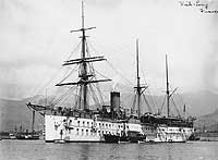 Photo # NH 66101:  French transport Vinh-Long at Toulon, circa the 1890s