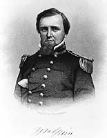 Photo # NH 66627:  Lieutenant Commander William Gwin, USN.  Engraved portrait by J.C. Buttre