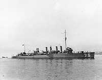Photo # NH 69499:  USS Wickes in a harbor, circa the early 1920s