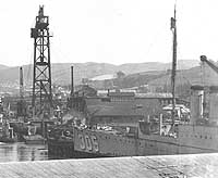 Photo # NH 70715-A:  ex-USS Thompson being stripped for scrap, 1931