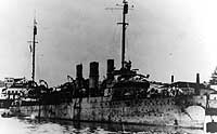 Photo # NH 70857:  USS Conner in a European harbor, circa 1918