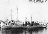 Photo # NH 75515:  USS Winfield S. Cahill at the Norfolk Navy Yard, Virginia, 18 August 1917