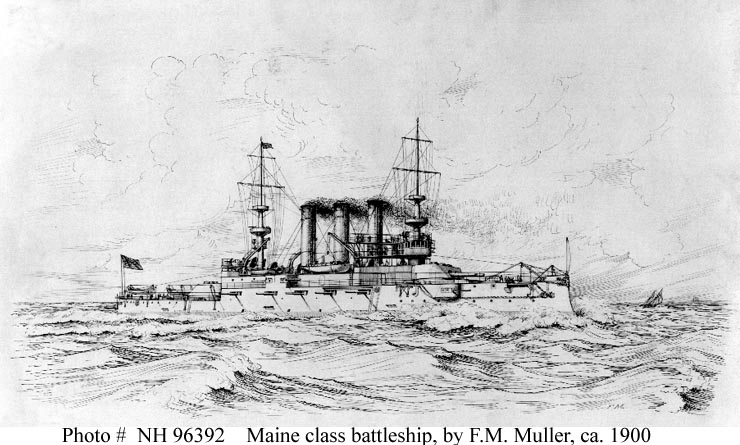 Pen and ink drawing by F. Muller, circa 1900, representing the intended app...