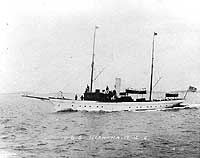 Photo # NH 76433-A:  Steam yacht Illawarra, which became USS Oneida in 1898