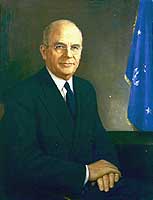 Photo # NH 77355-KN:  Secretary of the Navy Francis P. Matthews.  Portrait by C.J. Fox