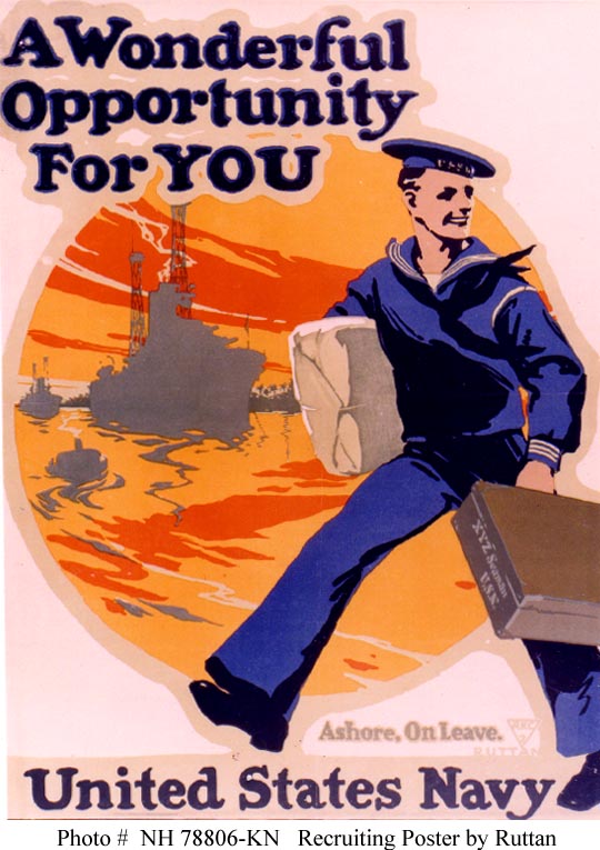 NAVY RECRUITING POSTERS, WWI