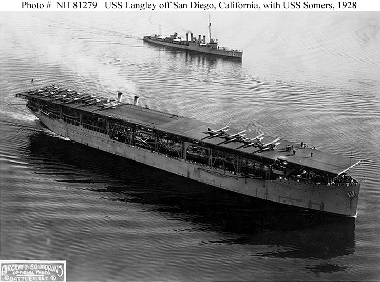 USN Ships--USS Langley (CV-1, later AV-3)