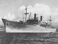 Photo # NH 82334:  USS General John Pope between October 1943 and March 1945.