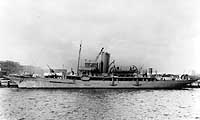 Photo # NH 83392:  USS Cythera in port, 2 March 1942