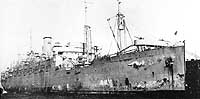Photo # NH 85263:  USAT George Washington in port, circa 1943-1945