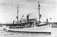 Photo # NH 85732: USS Pigeon in Chinese waters while serving as a gunboat, circa the later 1920s