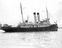 Photo # NH 85991:  USS Muscotah off the Washington Navy Yard, D.C., circa 1932-1934