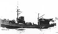 Photo # NH 89218:  USS Egret during World War II