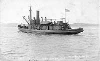 Photo # NH 92205:  USS Fortune off San Diego, California, prior to World War I