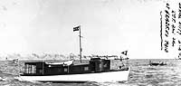 Photo #  NH 93936:  Motor boat Avis underway on the Great Lakes, prior to World War I