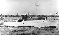 Photo #  NH 94471:  Motor boat Doris B. III underway, prior to World War I