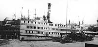Photo # NH 95893:  USS Boston Floating Hospital in port, circa early 1918