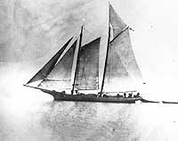 Photo # NH 95895:  Schooner Anna B. Smith under sail, prior to World War I