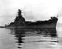 Photo # NH 97265:  USS South Dakota anchored in the Hvalfjordur area, Iceland, June 1943