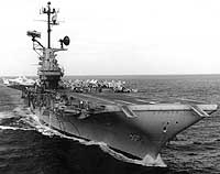 Photo #  NH 97344:  USS Bon Homme Richard operating in the Gulf of Tonkin, 2 November 1964