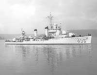 Photo # NH 97811:  USS Monssen off the Puget Sound Navy Yard, May 1941