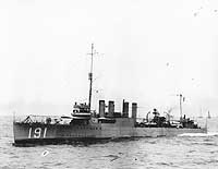 Photo # NH 97969:  USS Mason off the U.S. east coast, circa 1920-1922