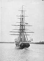 Photo # NH 97973:  USS Omaha in the Piscataqua River, circa the 1880s