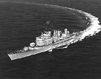 Photo # NH 98026:  USS William V. Pratt underway off the coast of Florida, 7 July 1972