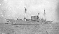 Photo #  NH 98030:  USS Remlik in port during World War I.