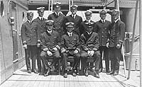 Photo # NH 98159:  Officers of USS Patoka, 29 July 1922
