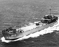 Photo # NH 98370:  USS Jerome County operating off Oahu, 15 June 1968