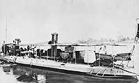 Photo # NH 98427:  USS Fox in a West Coast harbor, circa the early 1910s