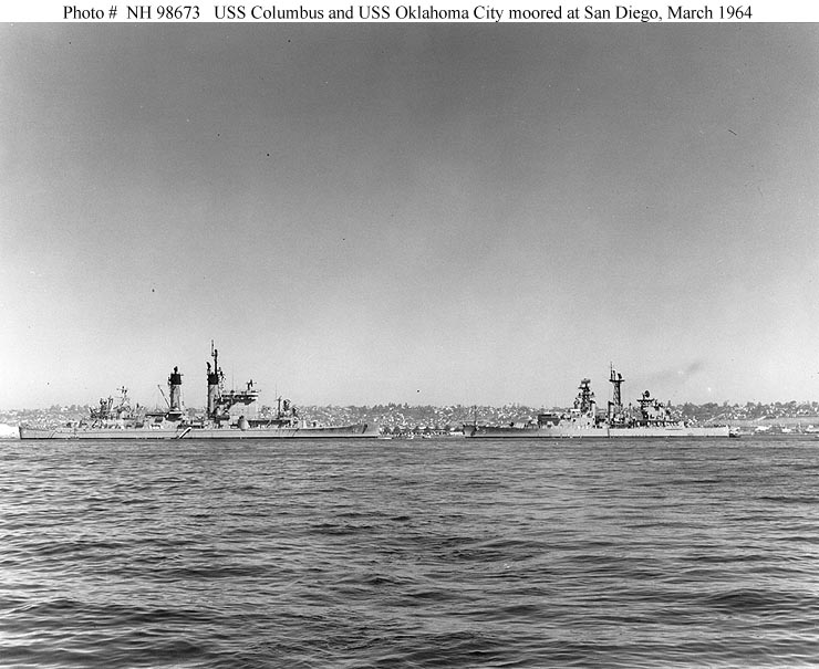 USS Columbus (CG-12, previously CA-74), 1945-1977.