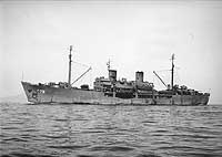 Photo # NH 98710:  USS Cleburne in San Francisco Bay in late 1945 or early 1946