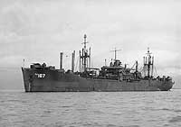 Photo # NH 98720:  USS Freestone in San Francisco Bay in late 1945 or early 1946
