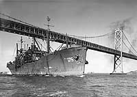 Photo # NH 98731:  USS Karnes in San Francisco Bay in late 1945 or early 1946