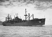 Photo # NH 98740:  USS Natrona in San Francisco Bay in late 1945 or early 1946