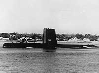 Photo # NH 98800:  USS Bang underway in May 1972