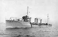 Photo # NH 99253:  USS Lamson underway, 1912