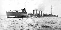 Photo # NH 99257:  USS Trippe underway in 1912